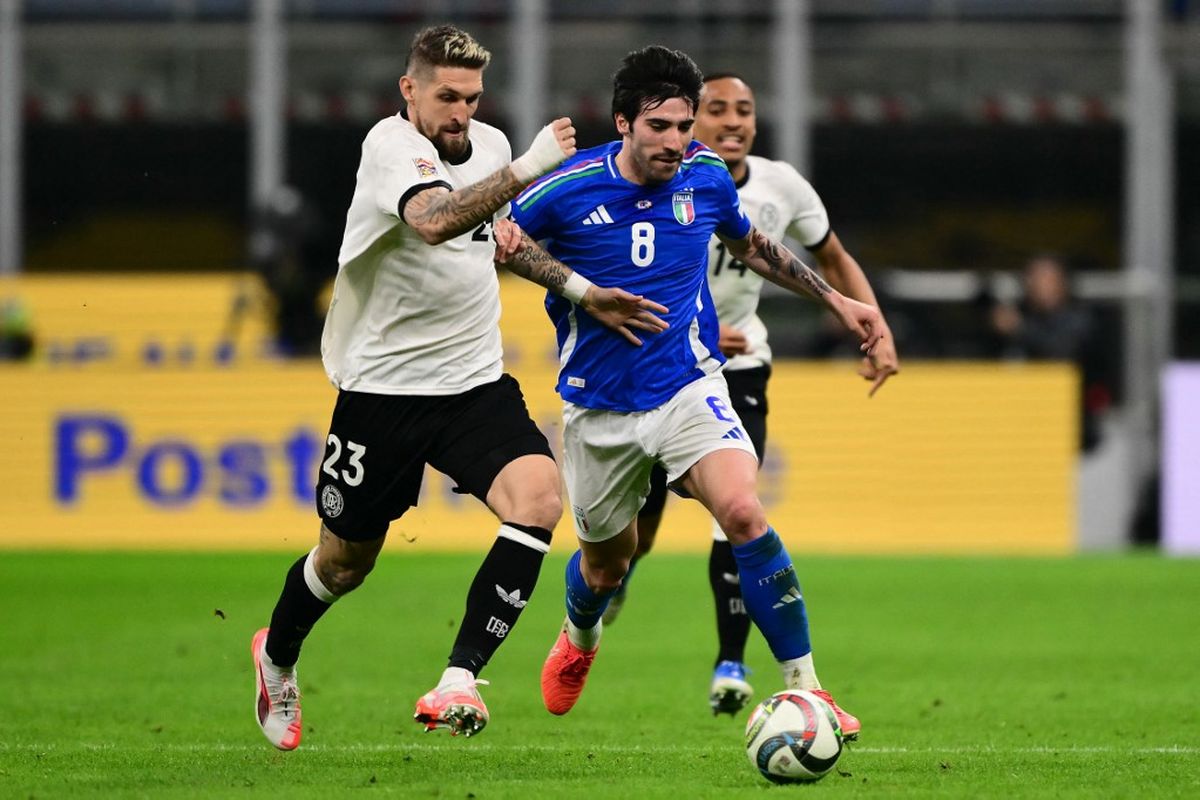 Analisis Sandro Tonali: Mengaku Merasakan "Atmosfer Aneh" saat Italia Bertanding Kontra Moldova